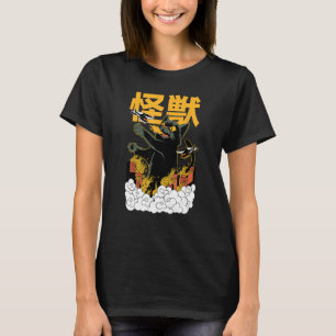 Catzilla Wütendes Kaiju-Katze Monster T-Shirt