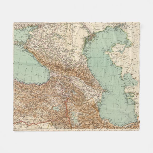 Caucasia 7374, Kaspisches Meer Fleecedecke (Vorderseite (Horizontal))