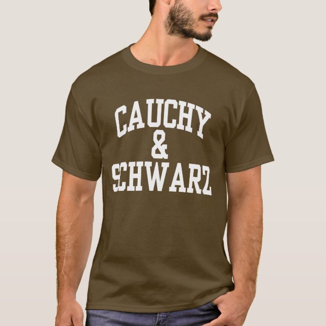 Cauchy-Schwarz Mathe T - Shirt (Vorderseite)