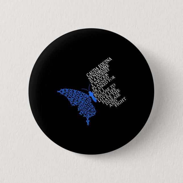 Cauda Equina Syndrom Warrior Button (Vorderseite)