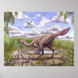 Caudipteryx Poster