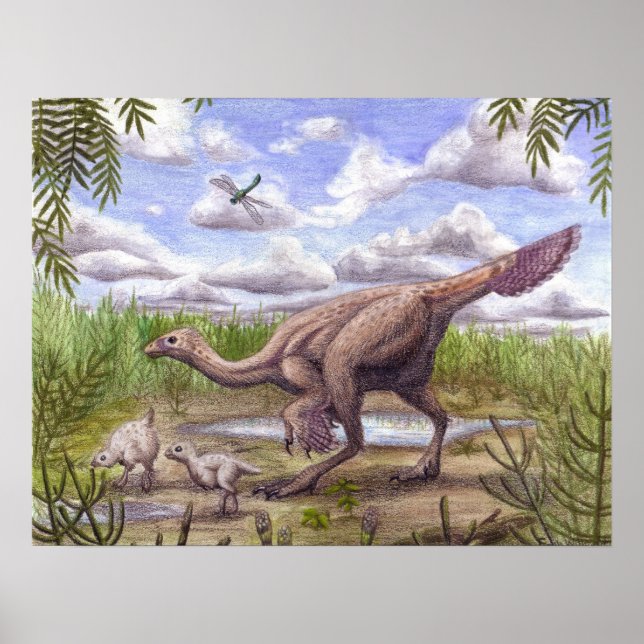 Caudipteryx Poster (Vorne)
