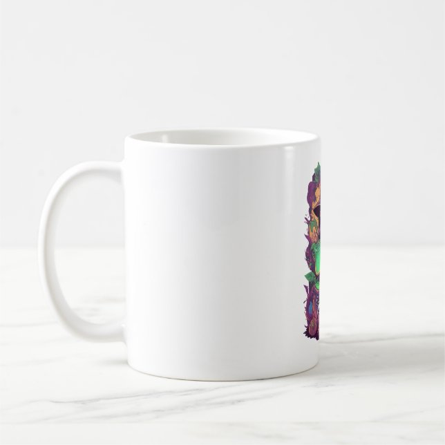 Cauldron Brews Pumpkin Boo's Sticker Kaffeetasse (Links)