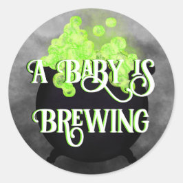 Cauldron Diaper Raffle Runder Aufkleber