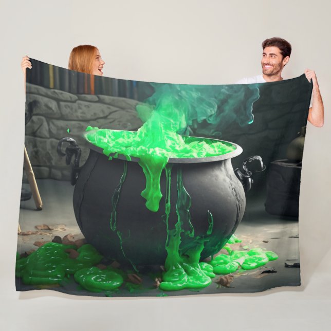 Cauldron Halloween Fleecedecke (Beispiel)