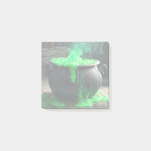 Cauldron Halloween Post-it Klebezettel