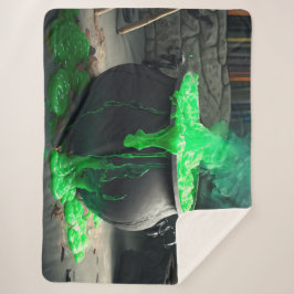 Cauldron Halloween Sherpadecke