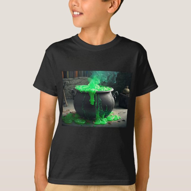 Cauldron Halloween T-Shirt (Vorderseite)