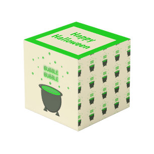 Cauldron und Bubbling Green Brew Halloween Custom Würfel