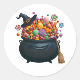Cauldron von Giggle & Gummies Runder Aufkleber