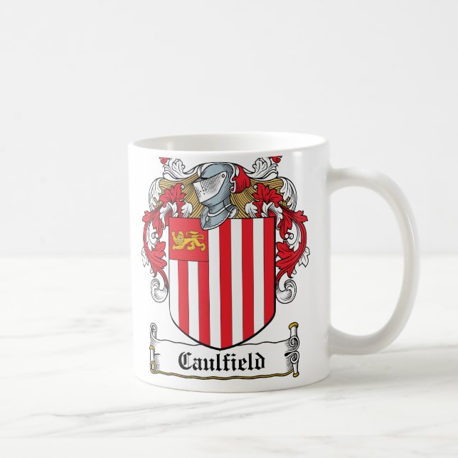 Caulfield Familienwappen Kaffeetasse (Rechts)