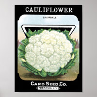 Cauliflower Card Seed CoPacket Fredonia, NY