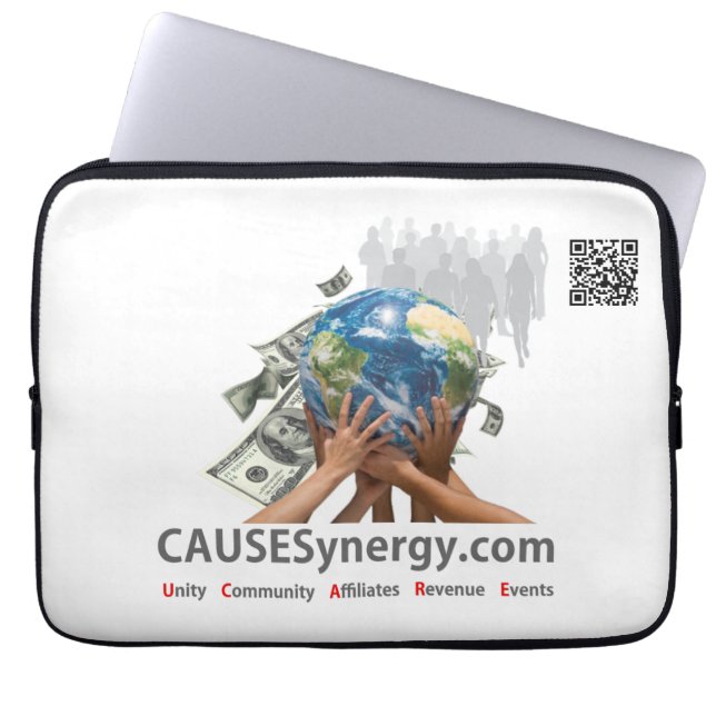 CAUSESynergy - Laptop-Sieb 13" Laptopschutzhülle (Vorderseite)