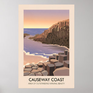 Causeway Coast AONB Reiseplakat Poster