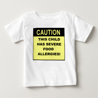 Caution2 Baby T-shirt