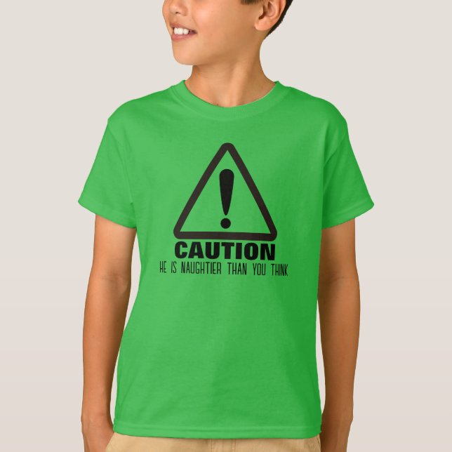 Caution! Funny Holiday Gift T-shirts  (Devant)