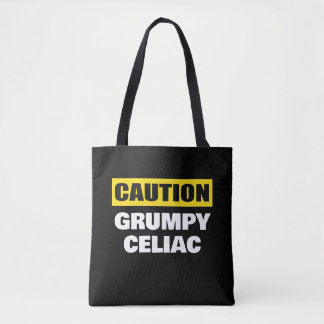 Caution Grumpy Celiac Coeliac Tasche