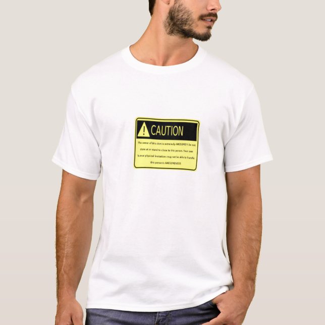 cautionawesome T-Shirt (Vorderseite)