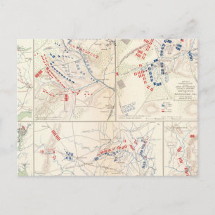 Cav Brigade, Cedar Mtn, Manassas, Bull Run Postkarte