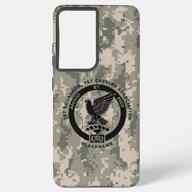 Cav Camouflage Samsung S21 Ultra Phone Case Galaxy Hülle (Rückseite)