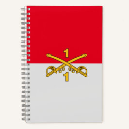 Cav Notebook - Rot und Weiß Notizbuch