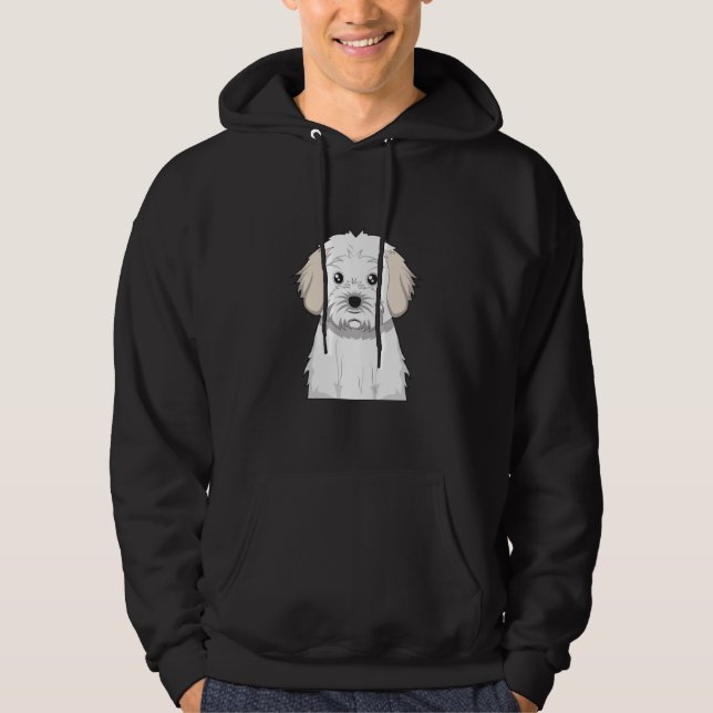 Cavachon Cartoon Hoodie (Vorderseite)