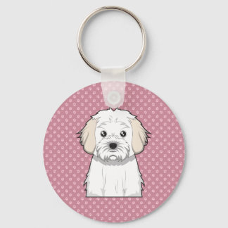Cavachon Cartoon Schlüsselanhänger