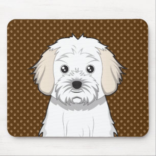 Cavachon HundeCartoon-Tatzen Mousepad