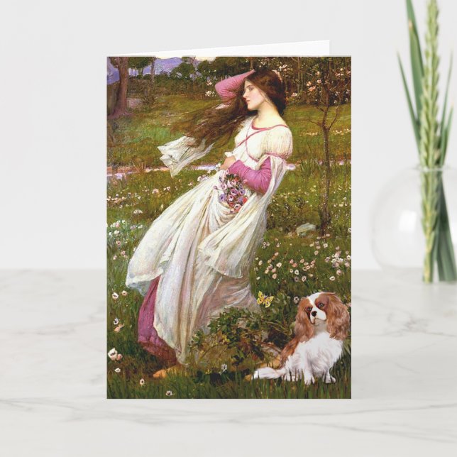 Cavalier 2 (Bl) - Windblumen Karte (Vorderseite)