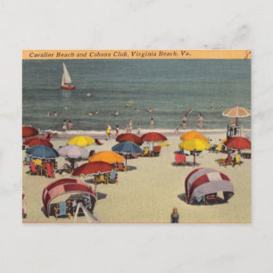 Cavalier Beach and Club, Virginia Beach, Va Postkarte