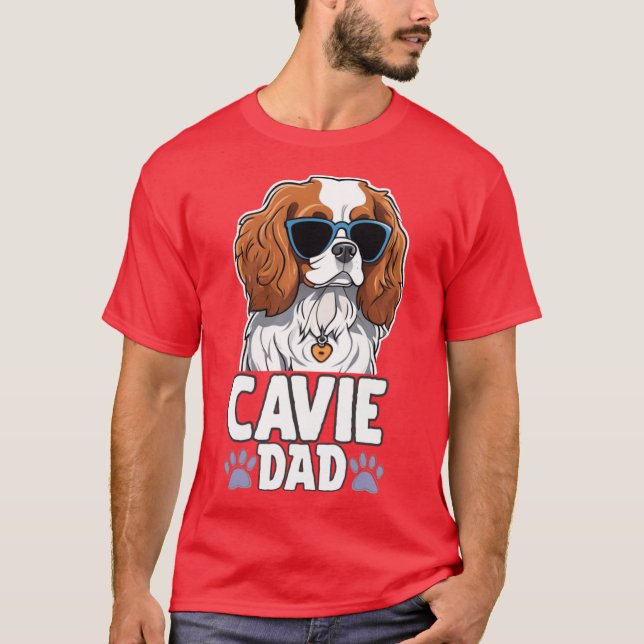 Cavalier Dad Classy1 Mädchen T-Shirt (Vorderseite)