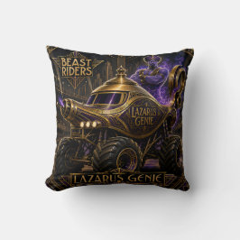 Cavalier de bêtes/Lazarus Génie/petit coussin