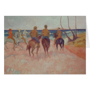 Cavalier de Paul Gauguin   sur la plage 1902