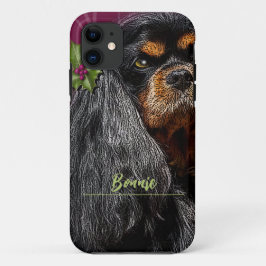 Cavalier King Charles, Black and Tan, Handy Case