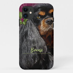Cavalier King Charles, Black and Tan, Handy Case