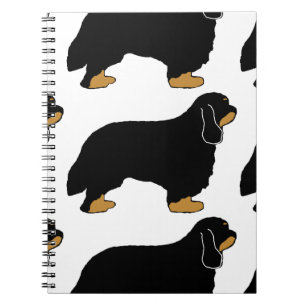 Cavalier King Charles black and tan silo Notizblock