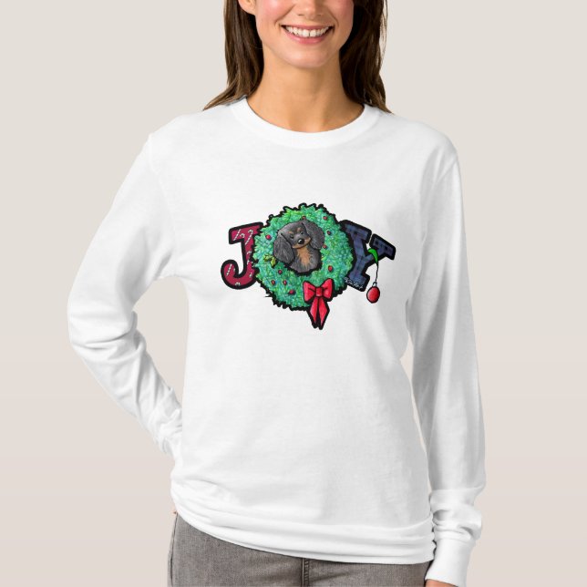 Cavalier King Charles Christmas T - Shirt (Vorderseite)
