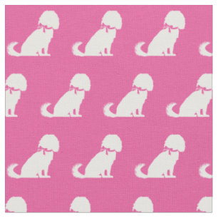 Cavalier King Charles Hund Silhouette Haustier Ros Stoff