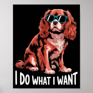 Cavalier King Charles Kunst für Männer Frauen Cava Poster