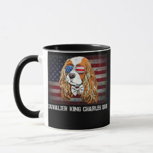 Cavalier King Charles Papa amerikanischer Hund US- Tasse