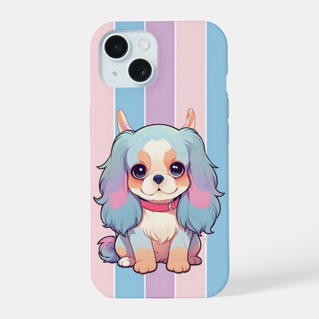 Cavalier King Charles Pastel Cute Devil (Verso)