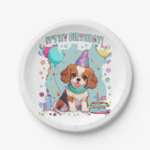 Cavalier King Charles Pastel Es ist mein Geburtsta