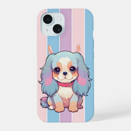 Cavalier King Charles Pastel Niedlich Devil iPhone 15 Hülle
