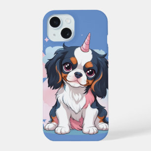 Cavalier King Charles Pastel Unicorn