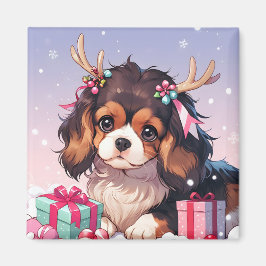 Cavalier King Charles Pastel Weihnachtsgeschenke Magnet