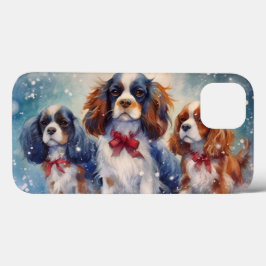 Cavalier King Charles Puppies iPhone Case