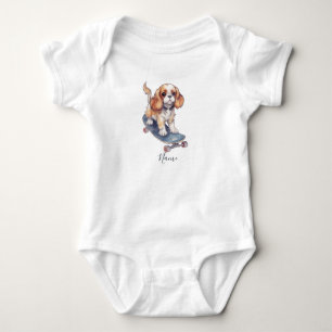 Cavalier King Charles Spanel Baby Bodysuit Strampler