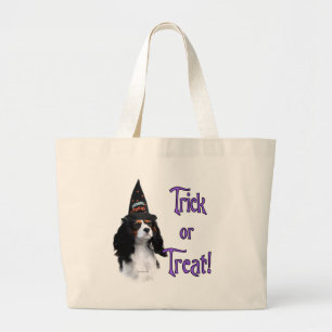Cavalier King Charles Spanel Trick Jumbo Stoffbeutel