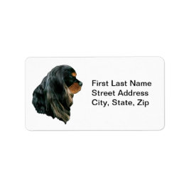 Cavalier King Charles Spaniel Adressaufkleber