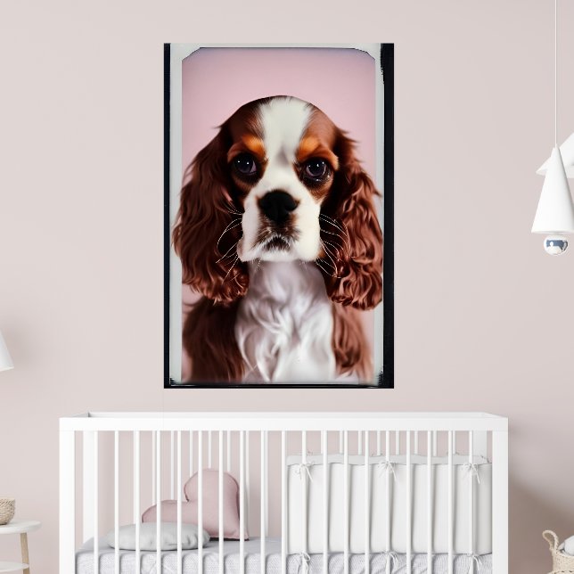 cavalier king charles spaniel AI7 Poster (Kinderzimmer 2)